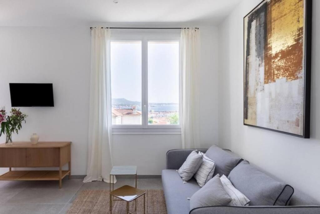 Petit Paradis A Sanary Avec Vue Mer Wifi Et Clim Zewnętrze zdjęcie