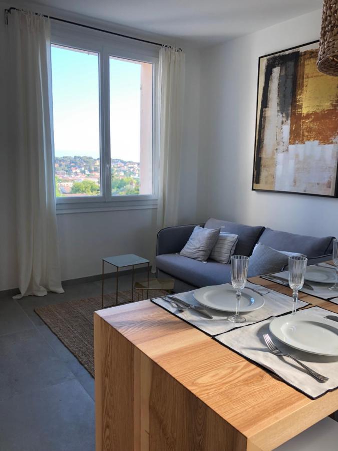 Petit Paradis A Sanary Avec Vue Mer Wifi Et Clim Zewnętrze zdjęcie