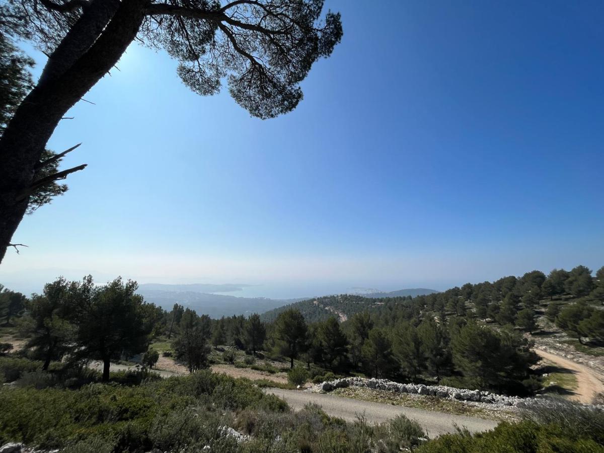 Petit Paradis A Sanary Avec Vue Mer Wifi Et Clim Zewnętrze zdjęcie